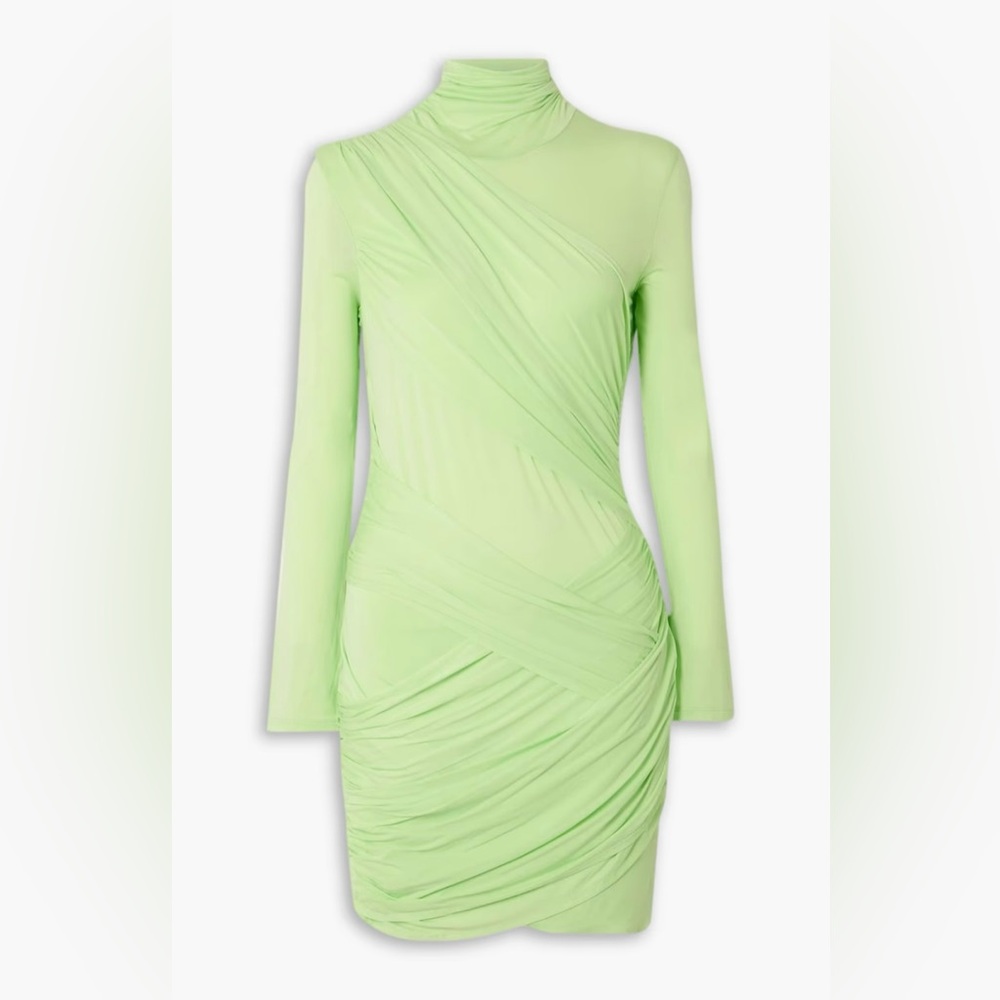 Elegant Lime Green Women's Dress